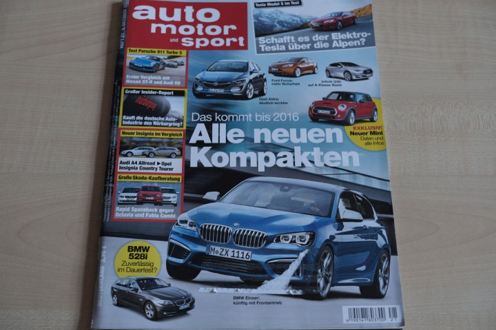 Deckblatt Auto Motor und Sport (21/2013)